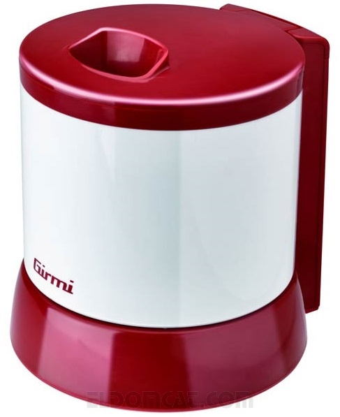 Girmi GH0200 - Machine à Glace 1L, Crème Glacée Maison En 30 Min Facile Et Naturelle